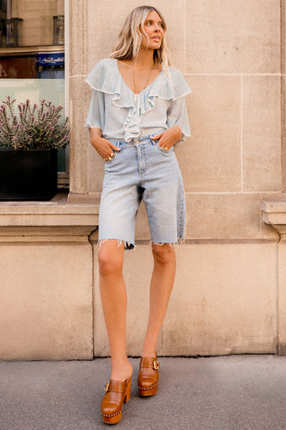 Bluebird Ruffle Blouse