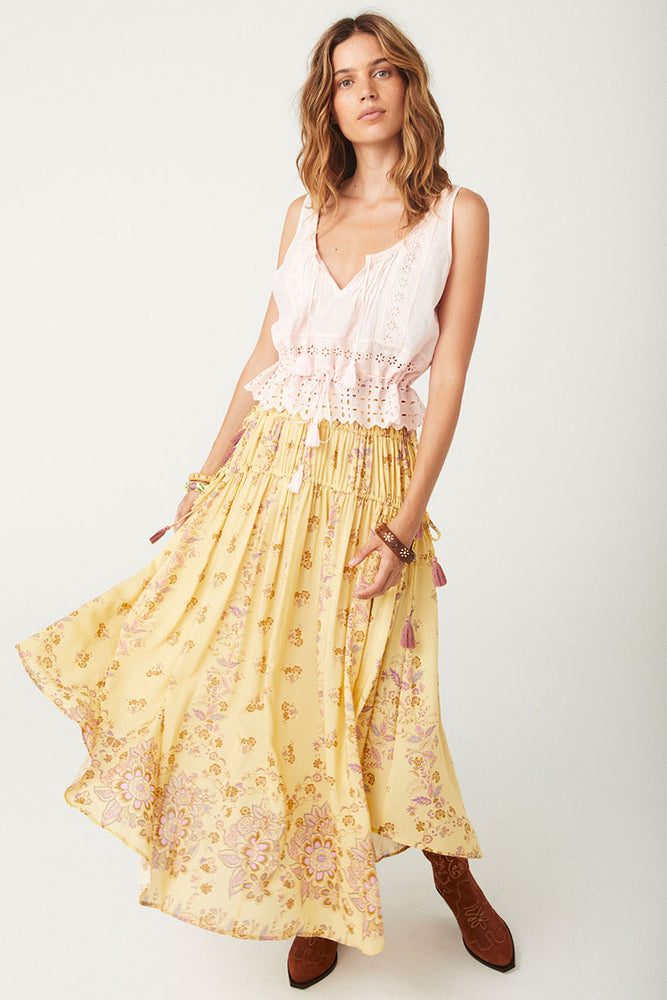 Rebel Spirit Tassel Maxi Skirt