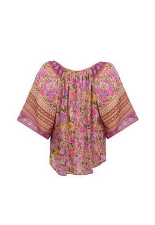 Swan Lake Short Sleeve Blouse