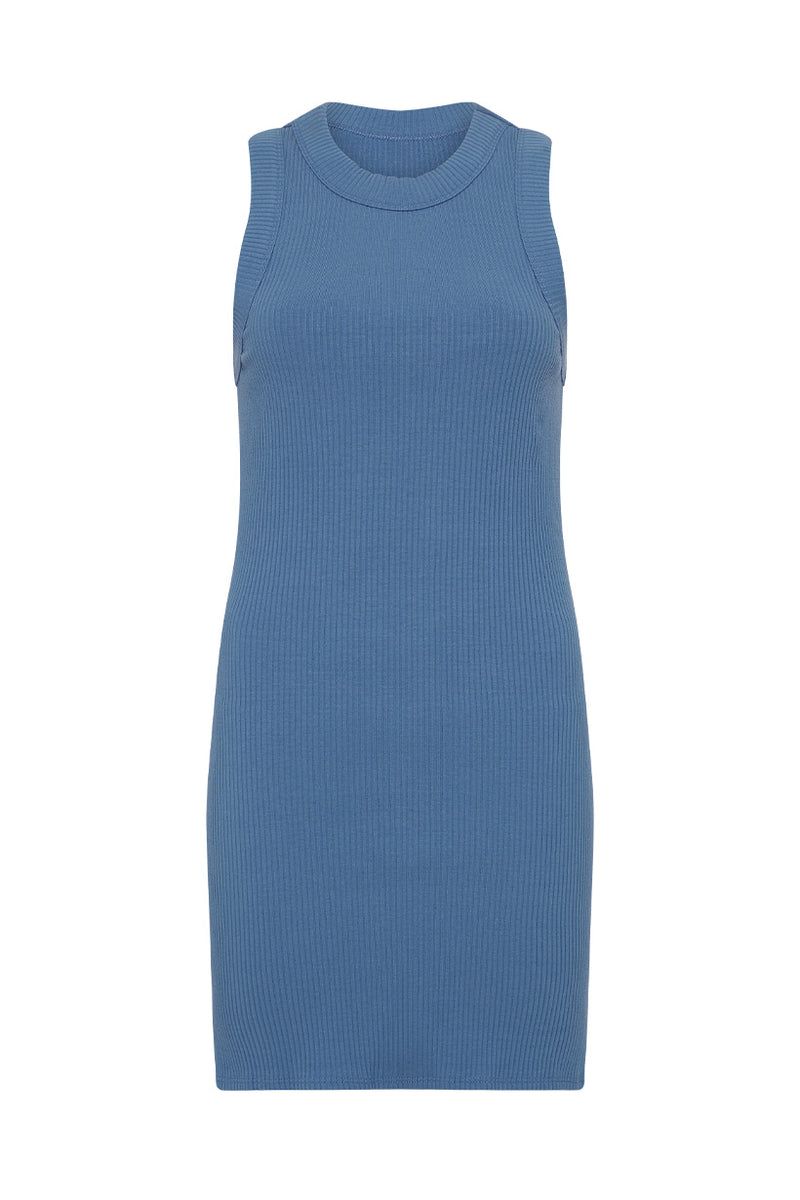 Spell Staples Rib Racer Tank Mini Dress